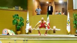 رکوردشکنی مجیدعسکری وزنه 125kg در یکضربوزن56kg