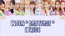 لیریک آهنگ Babyface WJSN