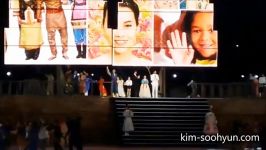 کیم سو هیون در افتتاحیه مسابقات اینچئون