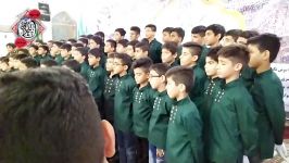 اجرای گروه سرود ثارالله شهرستان دشتی در گردهمایی بچه های مساجد برازجان
