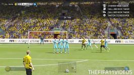 آموزش ضربه آزاد فیفا15 FIFA 15 BASIC DIPPING FREE KICK