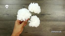 3 ترفند ساده برای درست کردن گل دستمال کاغذی