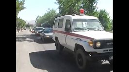 رژه خودرویی نیروهای مسلح در نیر برگزار شد
