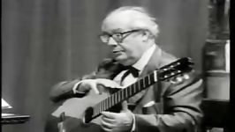 Andrés Segovia Master Class 1965 with Miguel Barbera part 1