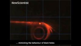 اولین مشاهده نور خم شده توسط سیاه چاله