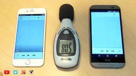 iPhone 6 vs HTC One M8 BOOMSOUND  Speaker Test