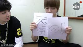 ❤BANGTAN BOMB  Ep17 ~ Jung kook is drawing 좋아요