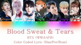 BTS Blood Sweats And Tears زیرنویس فارسی تلفظ آسان