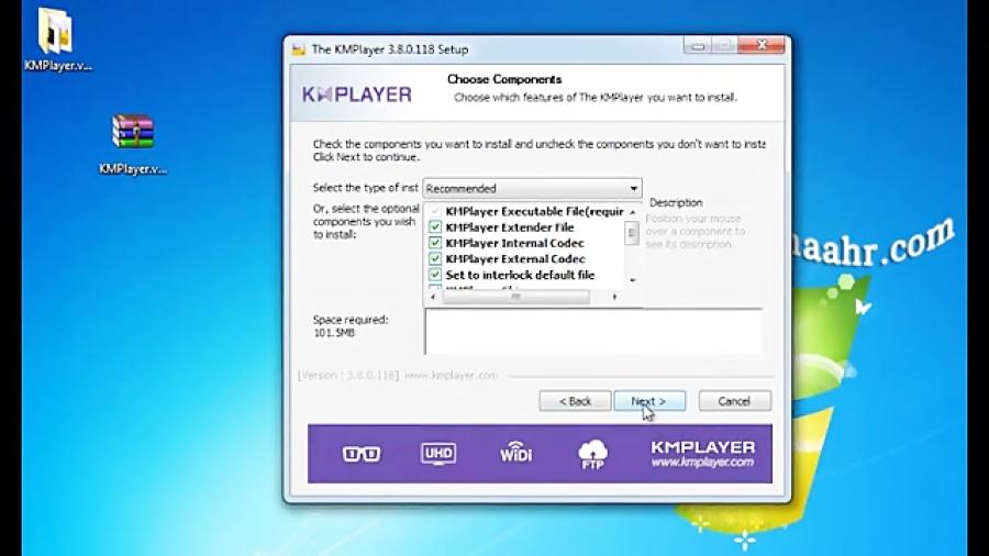 فیلم آموزش نصب دانلود کا ام پلیر KMPlayer 3.9.0.128