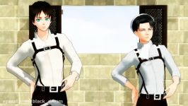 eren and levi MMD RIREN Gokuraku Jodo 720p