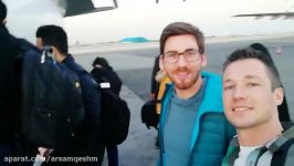 حرکات نمایشی بهترین چترباز های ایران روی جزایر کوچک ناز در جزیره بزرگ قشم