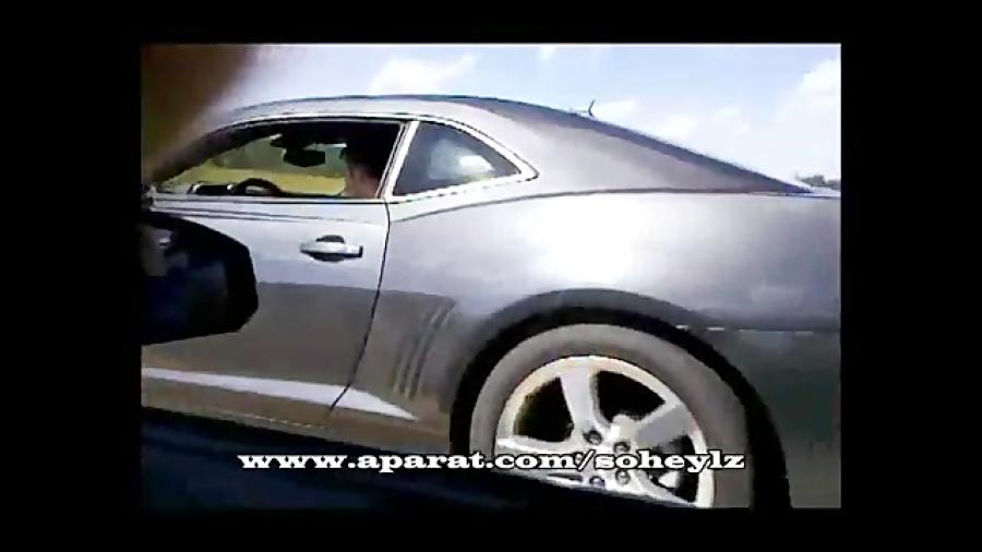 درگ نیسان 350z شورولت کامارو ss