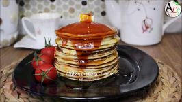 how to make pancake at home طرز تهیه پنکیک