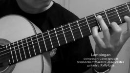 Lambingan  L. Ignacio arr. Jose Valdez Solo Classical Guitar