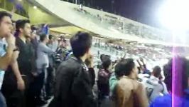 هواداران داماش گیلان در ورزشگاه آزادی تهران