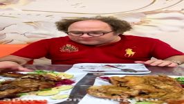 گزارش مستر نحوه خوردن سجی پلو در رستوران حاج امان چابهار