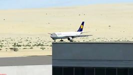 Check Flight of Chabahar Air A300B4  Landing  IKA