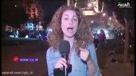وقتی یکی شهروندان لبنانی گزارش جهت‌دار خبرنگار العربیه را خراب کرد