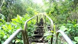 صعود به بالاترین نقطه‌ی پله‌های بهشت هاوایی Haiku Stairs Hawaii