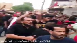 تظاهرات در عراق همه مسلح همه جوان
