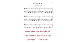 نت آهنگ Point Mort یان تیرسن برای پیانو