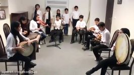 گوشه ای تمرینات ارکستر نوجوانان سرنا