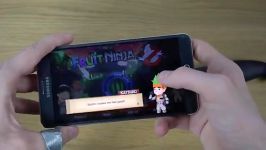 انجام بازی Fruit Ninja چاقوی واقعی در گلکسی نوت 4