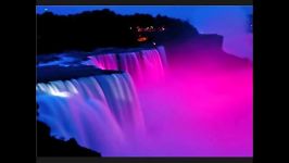 تصاویر فوق العاده زیبا نورپردازی آبشار نیاگارا ...