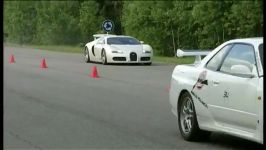 درگ بوگاتی ویرون ونیسان جی تی ار 1001hHP Bugatti Veyron VS 900hHP Skyline 90