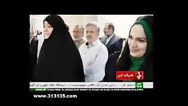 الهام چرخنده روی تخت بیمارستان