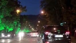 تهران ، شب خیابان ولی عصر، دربند  Tehran Valiasr Night Darband