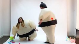 pewdiepie THE SUMO CHALLENGE Marzia VS Pewds