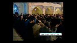 مراسم سینه زنی شب تاسوعا در مسجد جامع شهرکرد