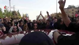ویدئویی تجمع طرفداران مرتضی پاشایی  میهن پست