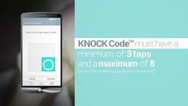 ویدیو Smart Tips تلفن جی 3 ال جی  Knock Code