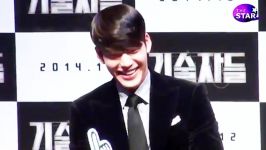 kim woo bin in movie con artists press.conf141118