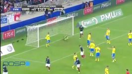 فرانسه 1 0 سوئد  گل بازی دیدار دوستانه ملی