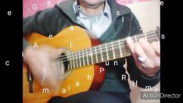 آموزش گیتار سبک پاپ ریتم 44 24 28آبان 98 Flamenco Guitar Ali Reza Hashemi