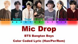 ریمیکس آهنگ mic drop BTS استیو آئوکی زیرنویس فارسی تلفظ آسان