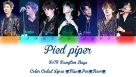 آهنگ Pied Piper BTS زیرنویس فارسی تلفظ آسان در بنگتن لیریو