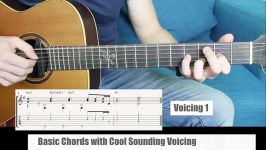 Basic Guitar Chords with Cool Sounding Voicing Beginner Friendly