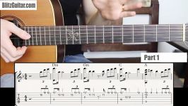 Sweet Fingerstyle Melody for Beginners in D minor Key