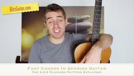 Spanish Guitar  Fast Chords that Sound Melodic advanced lesson.