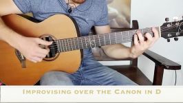 Improvising over the Canon in D easy arrangement in C major