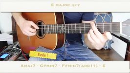Dreamy Chord Progressions on Guitar  Creative Fingerstyle Guitar.