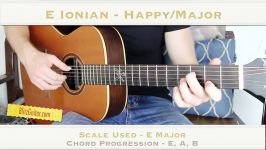 7 Unique Chord Progressions on Guitar Using Modes  Ionian Dorian Phrygian Etc