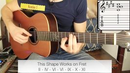 Beautiful Chords Only Possible in E Major Key  Fingerstyle Guitar Lesson.