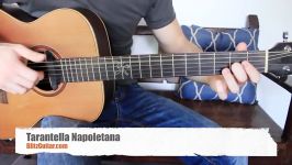 Tarantella Napoletana  Fingerstyle Guitar Lesson. Fingerstyle Tutorial