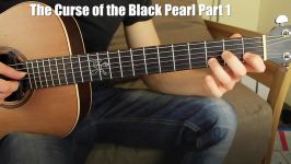 #1 Curse of the Black Pearl Guitar Lesson for Beginners Pirates of the 