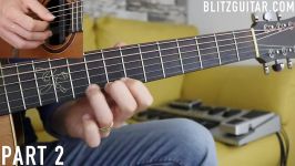 Beautiful Melody in D major on Acoustic Guitar  Fingerpicking Melody